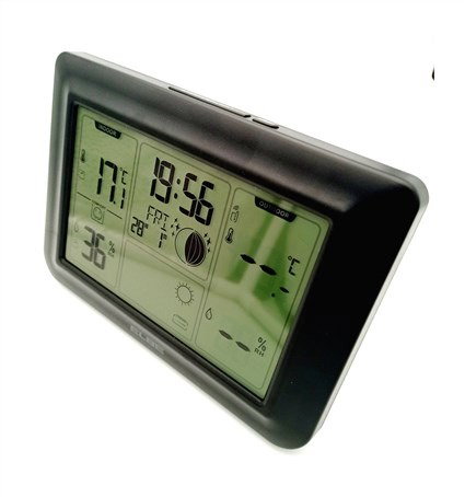 Elbe WSM-5000 Estación Meteorológica con Sensor Exterior y Pantalla Grande