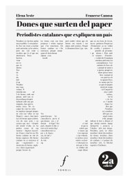 Dones que surten del paper, Yeste Canosa - Fonoll Editorial