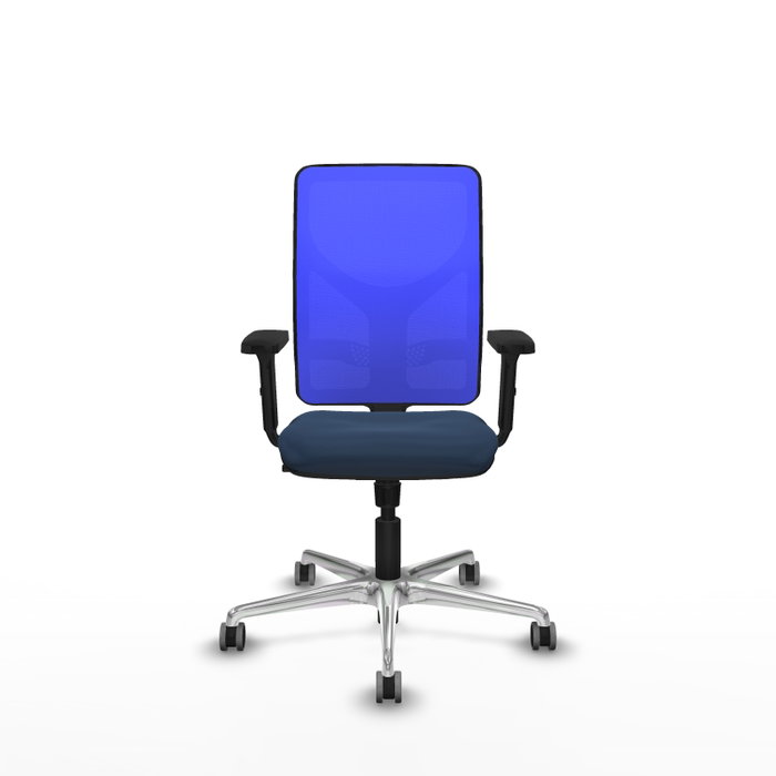 PIQUERAS Y CRESPO Silla de oficina Motilla Azul con mecanismo Sincro PIQUERAS Y CRESPO Silla de oficina Motilla Azul con mecanismo Sincro