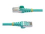 StarTech.com Cable de Red Ethernet CAT6a 2m Aguamarina Snagless PoE++ 100W