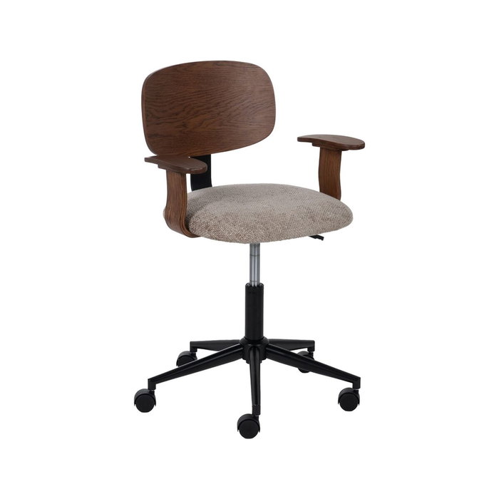 Ixia Silla Ruedas Beige-Marrón Tejido-Madera 60 X 60 X 89 cm Ixia Silla Ruedas Beige-Marrón Tejido-Madera 60 X 60 X 89 cm