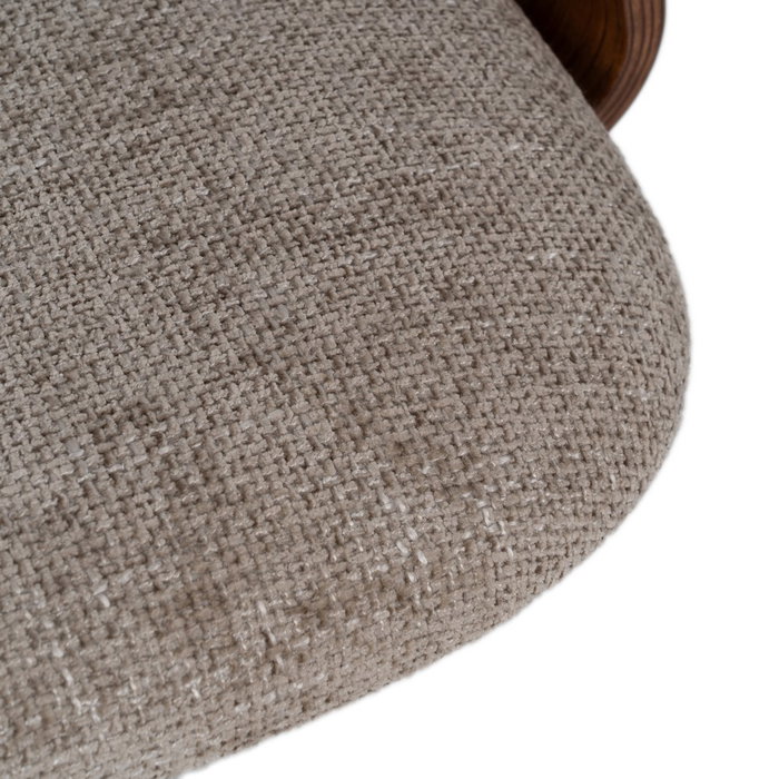 Silla Ruedas Beige-Marrón Tejido-Madera 60 X 60 X 89 cm Silla Ruedas Beige-Marrón Tejido-Madera 60 X 60 X 89 cm