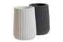 DKD Home Decor Set de 2 Vasos de Resina 8,3x8,3x11 cm