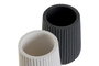 DKD Home Decor Set de 2 Vasos de Resina 8,3x8,3x11 cm