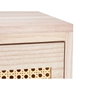 GIFTDECOR Cajonera Rattan 3 Cajones Ancha Natural