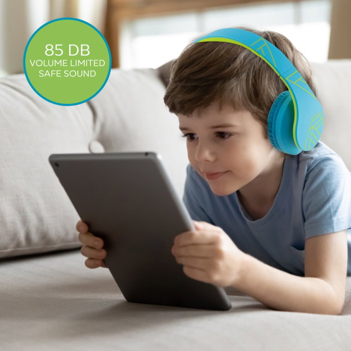 PowerLocus P2 Auriculares para Niños Azul / Verde PowerLocus P2 Auriculares para Niños Azul / Verde