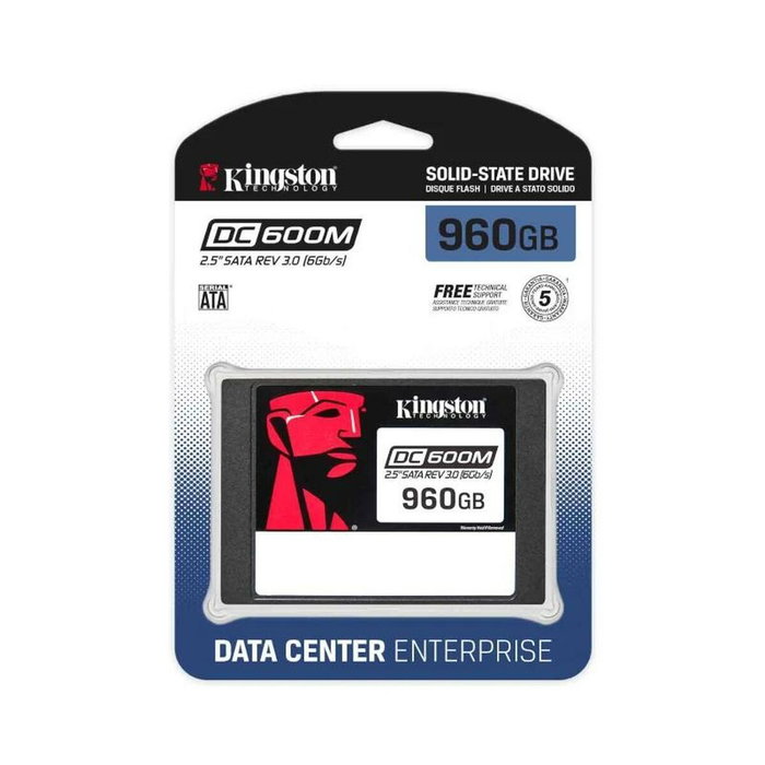 Kingston DC600M 960 GB SSD 2.5 pulg. SATA III Kingston DC600M 960 GB SSD 2.5 pulg. SATA III