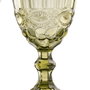 Ixia Copa de Cristal Decoración Verde 9 x 9 x 17 cm