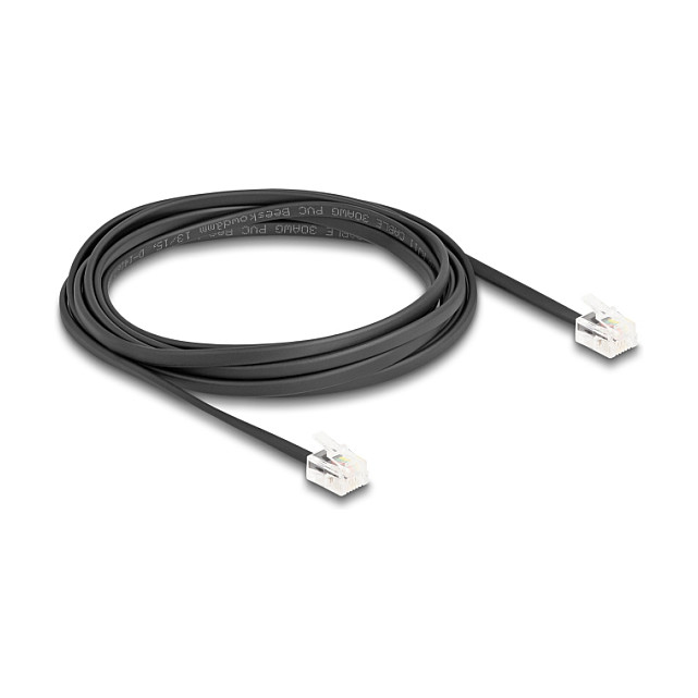DeLOCK Cable telefónico RJ11 a RJ11 negro 2 m DeLOCK Cable telefónico RJ11 a RJ11 negro 2 m