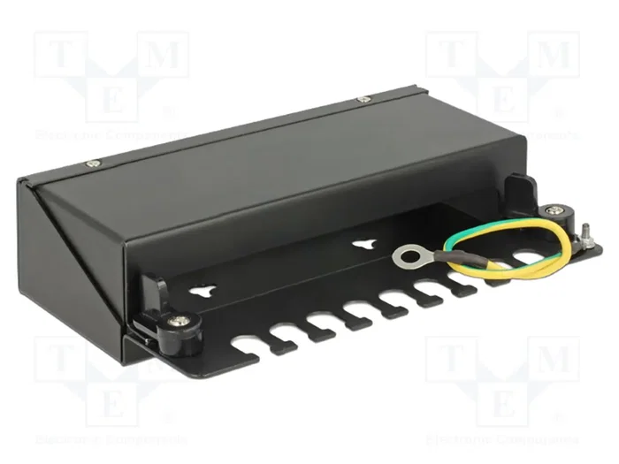 DeLOCK Keystone Desktop Patchpanel 8 Port negro DeLOCK Keystone Desktop Patchpanel 8 Port negro