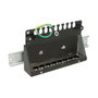DeLOCK Patchpanel Keystone Desktop 8 Port negro