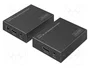 Digitus DS-55357 Extensor KVM HDMI 4K/30Hz Negro