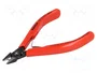 KNIPEX Alicates de corte lateral de 125 mm con cara lateral