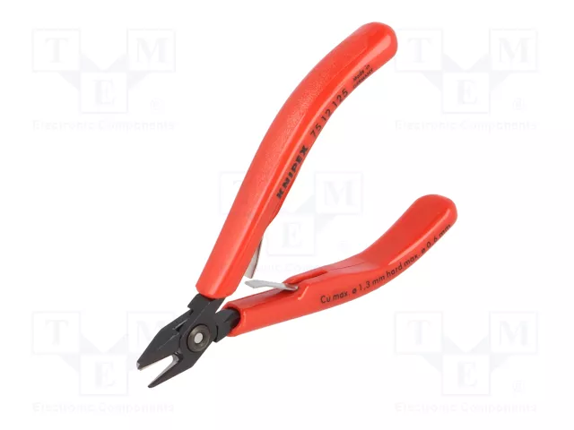 KNIPEX Alicates de corte lateral de 125 mm con cara lateral