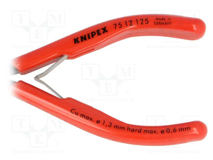 KNIPEX Alicates de corte lateral de 125 mm con cara lateral