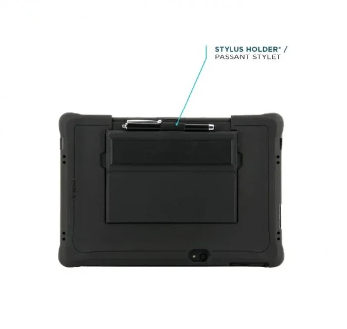 Mobilis 053011 Funda para Tablet Zebra ET51/56, 21.3 cm (8.4"), Negro, Resistente a Golpes, con Portabolígrafo