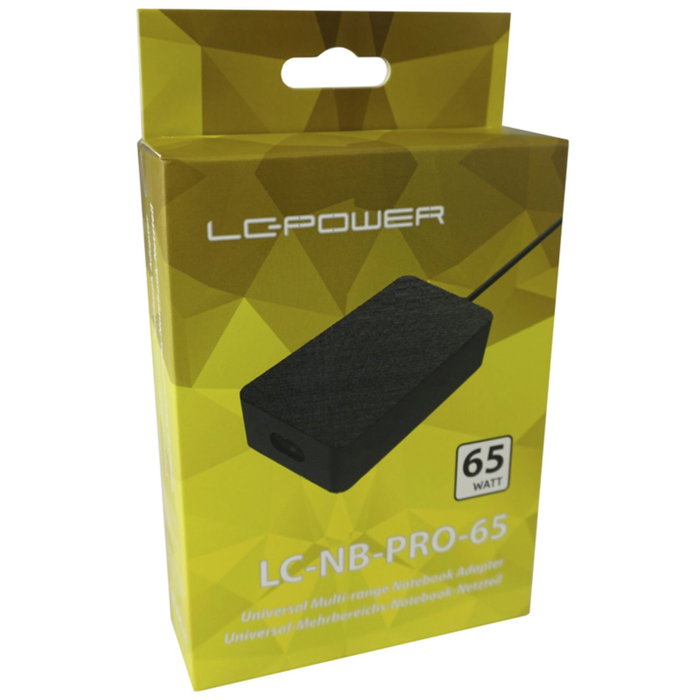 LC-Power LC-NB-PRO-65 Adaptador de Corriente 65W con USB-C LC-Power LC-NB-PRO-65 Adaptador de Corriente 65W con USB-C