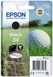 Epson Cartucho de Tinta 34 Negro DURABrite Ultra C13T34614010 Standard