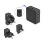 DeLOCK 41443 Cargador GaN 2 x USB Tipo-C 65 W
