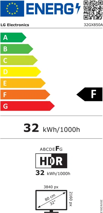 LG UltraGear 32GX850A-B 4K OLED 165Hz 330Hz Dual Mode 32 pulgadas