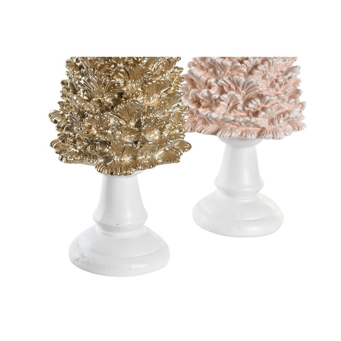 DKD Home Decor Figura de Resina Árbol Surtido de 2 Unidades