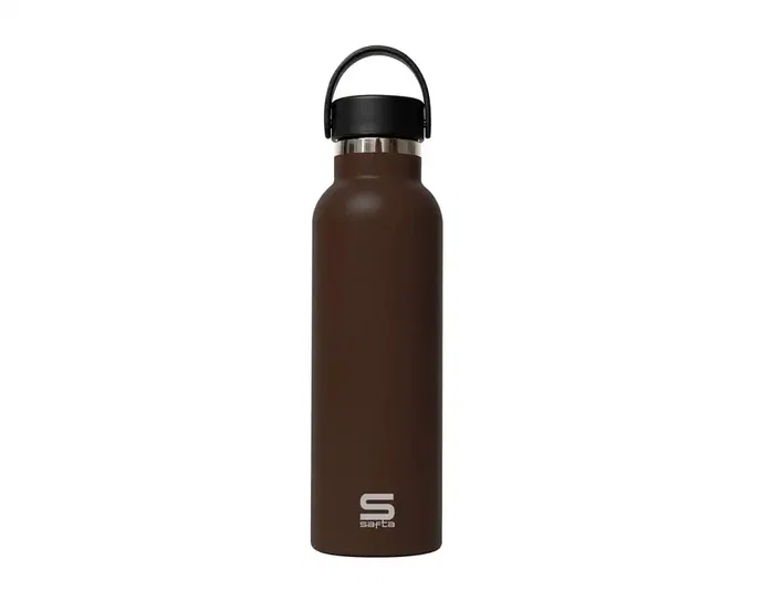 Safta Botella Termo Exterior Goma 600ml Chocolate Safta Botella Termo Exterior Goma 600ml Chocolate