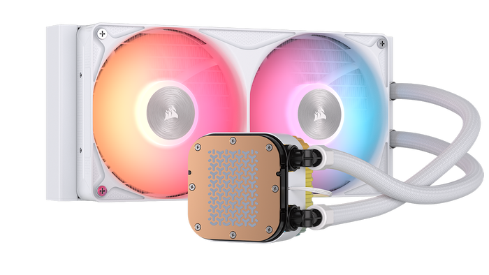 Corsair Nautilus II 240 RS ARGB White con radiador de 240 mm