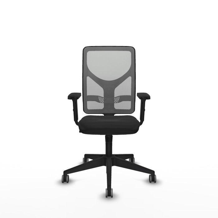 PIQUERAS Y CRESPO Silla de oficina Motilla con mecanismo Sincro, Negro y Gris PIQUERAS Y CRESPO Silla de oficina Motilla con mecanismo Sincro, Negro y Gris