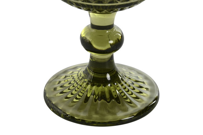 Copa Basicos DKD Home Decor Verde 9 x 16.5 x 9 cm Set de 6