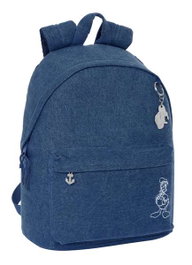 Safta Mochila para Portátil 14,1 Pulgadas Donald Duck Denim