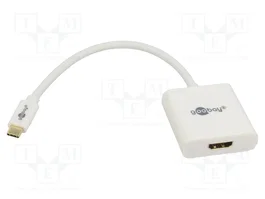 GOOBAY Adaptador USB C a HDMI USB 3.1 Blanco