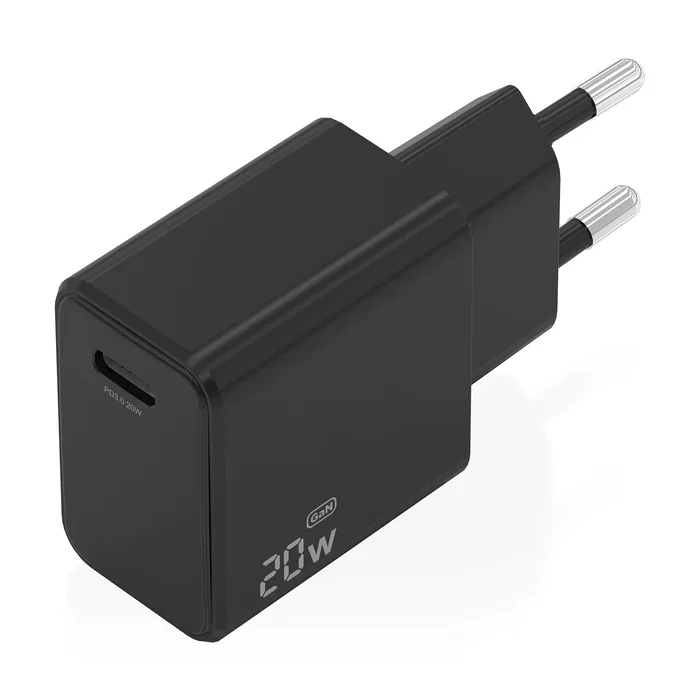 Aisens Cargador GaN USB-C PD3.0 20W Negro A110-1024 Aisens Cargador GaN USB-C PD3.0 20W Negro A110-1024