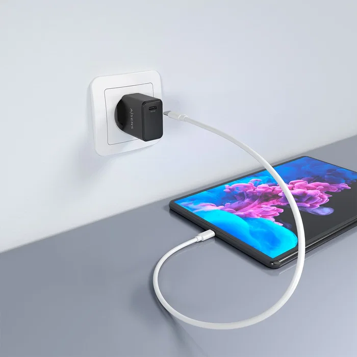 Aisens Cargador GaN USB-C PD3.0 20W Negro A110-1024 Aisens Cargador GaN USB-C PD3.0 20W Negro A110-1024