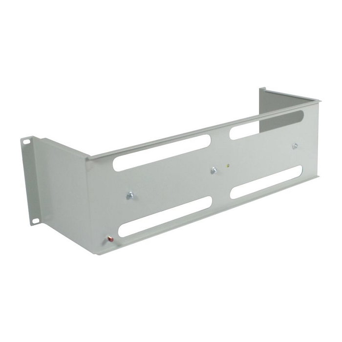 ALLNET Soporte para dispositivos para carril DIN/Hutschiene 150mm/3HE Gris claro