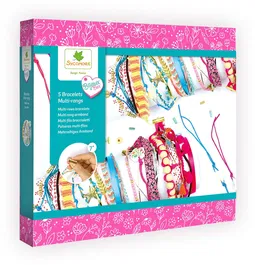 Sycomore Pulseras Multi Row Modelo Grande para Niños y Niñas a partir de 7 años Manualidades Creativas