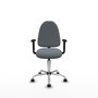 PIQUERAS Y CRESPO Silla de oficina Aýna Gris con Brazos 1D