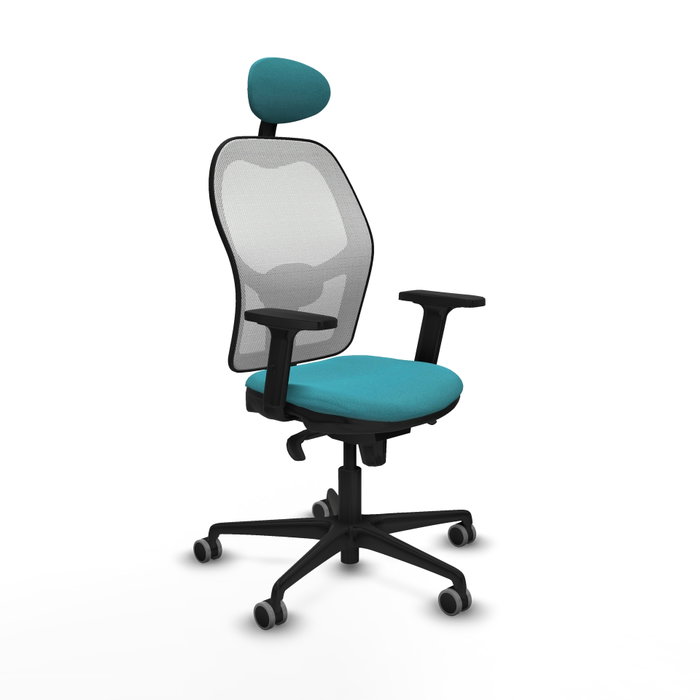 PIQUERAS Y CRESPO Silla de oficina Jorquera Turquesa y Blanco PIQUERAS Y CRESPO Silla de oficina Jorquera Turquesa y Blanco