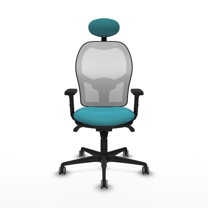 PIQUERAS Y CRESPO Silla de oficina Jorquera Turquesa y Blanco PIQUERAS Y CRESPO Silla de oficina Jorquera Turquesa y Blanco