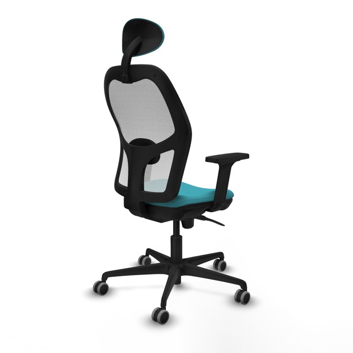 PIQUERAS Y CRESPO Silla de oficina Jorquera Turquesa y Blanco PIQUERAS Y CRESPO Silla de oficina Jorquera Turquesa y Blanco
