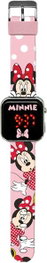 Kids Euroswan Reloj Digital LED Minnie con Luz y Funciones, Diámetro 3.5cm, Pilas Incluidas, para Edades de 3 a 99 Años