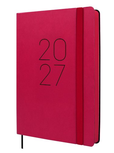 Finocam Agenda Anual 2027 Flexi Lisa en color Vermell Finocam Agenda Anual 2027 Flexi Lisa en color Vermell