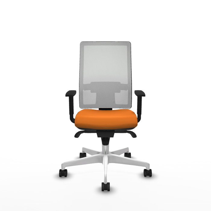 PIQUERAS Y CRESPO Silla de oficina Horna Naranja y Blanco PIQUERAS Y CRESPO Silla de oficina Horna Naranja y Blanco