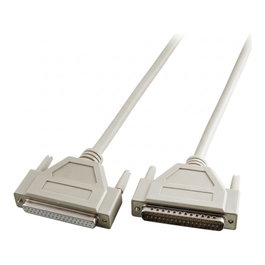 EFB Elektronik Cable serial 1:1, 2x DSub 37 Macho, 2,0m, Beige