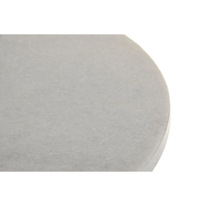 DKD Home Decor Mesita Auxiliar Moderna Blanco Dorado Marmol Aluminio 36 x 48.5 x 36 cm DKD Home Decor Mesita Auxiliar Moderna Blanco Dorado Marmol Aluminio 36 x 48.5 x 36 cm