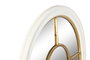 DKD Home Decor Espejo Ventana Dorado Blanco Paulownia Cristal 4 x 128 x 68 cm
