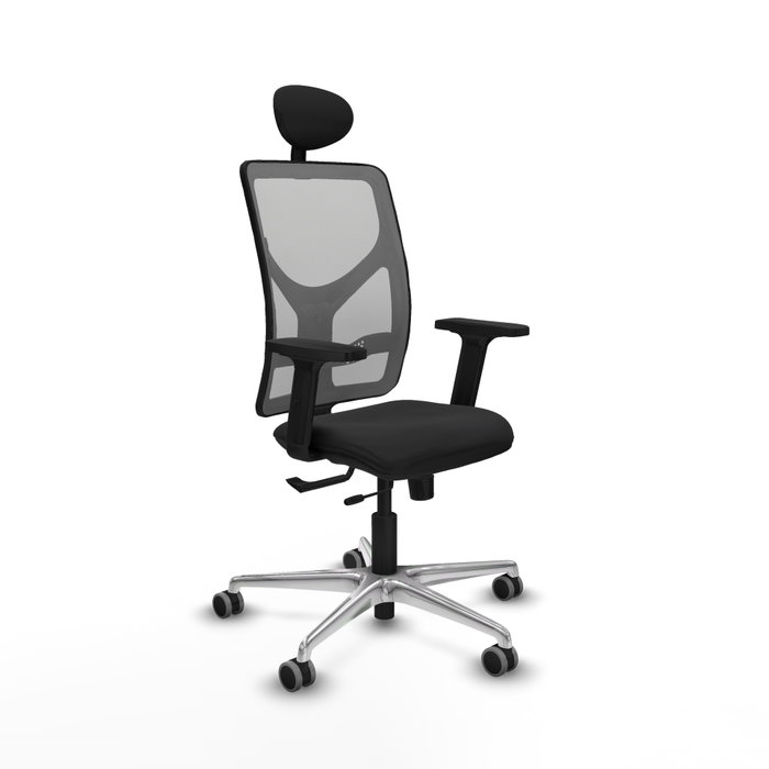 PIQUERAS Y CRESPO Silla de oficina Motilla con mecanismo Sincro/Traslack, Negro y Gris PIQUERAS Y CRESPO Silla de oficina Motilla con mecanismo Sincro/Traslack, Negro y Gris