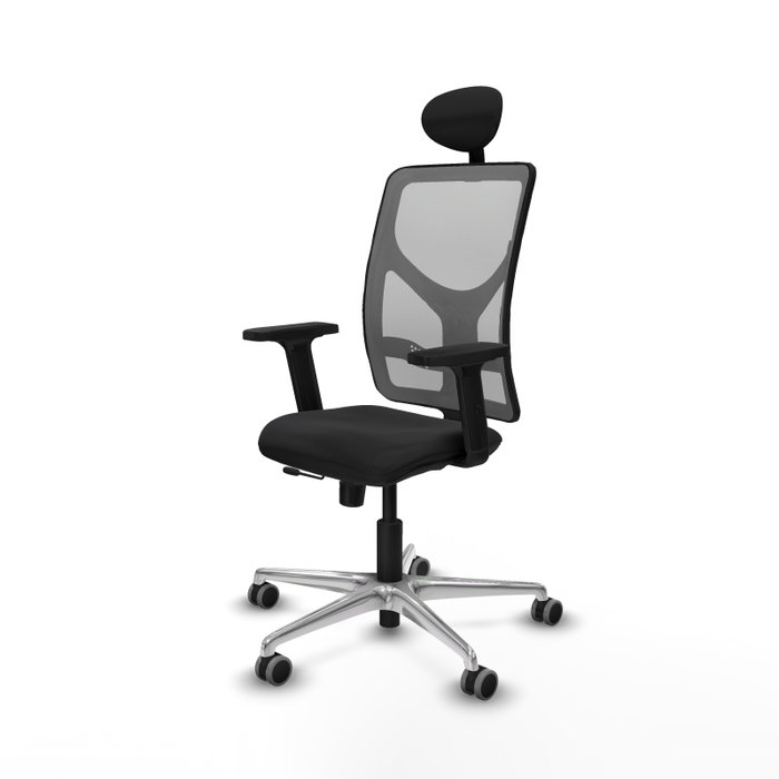 PIQUERAS Y CRESPO Silla de oficina Motilla con mecanismo Sincro/Traslack, Negro y Gris PIQUERAS Y CRESPO Silla de oficina Motilla con mecanismo Sincro/Traslack, Negro y Gris