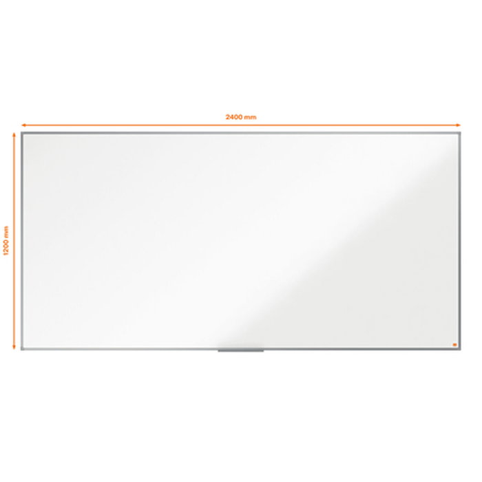 NOBO Pizarra blanca magnética Essence de acero vitrificado 240x120 cm NOBO Pizarra blanca magnética Essence de acero vitrificado 240x120 cm