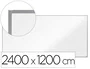NOBO Pizarra blanca magnética Essence de acero vitrificado 240x120 cm