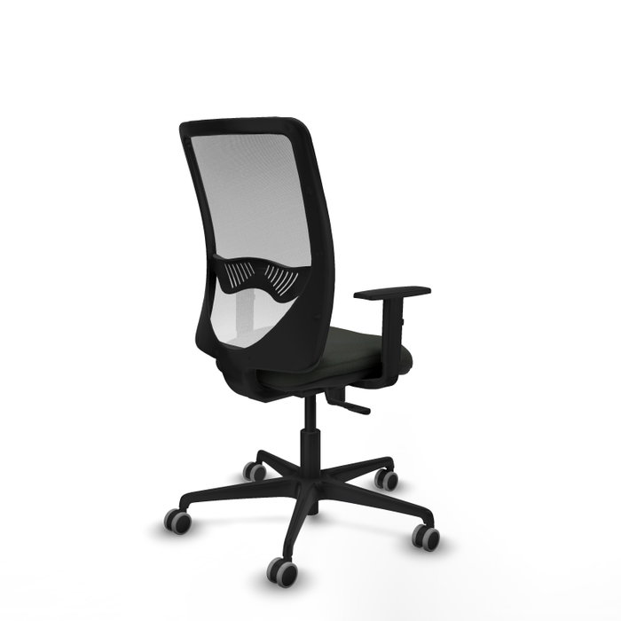 PIQUERAS Y CRESPO Silla de oficina Zulema con mecanismo Sincro, Negro y Blanco PIQUERAS Y CRESPO Silla de oficina Zulema con mecanismo Sincro, Negro y Blanco